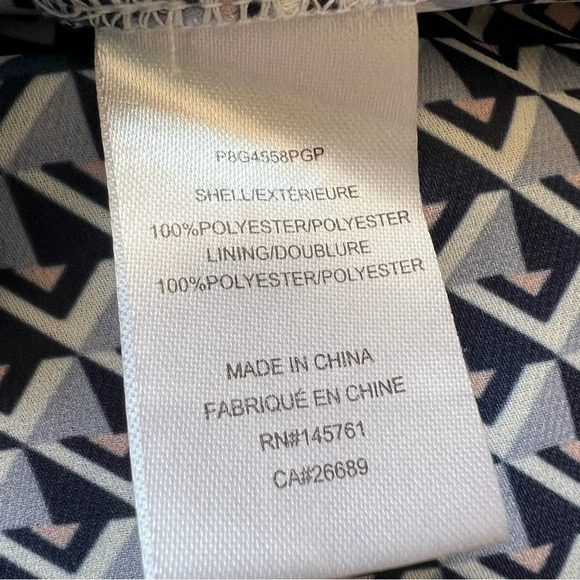 Parker Luisa mixed Patterned flutter ruffle sleeve dress 26053 - Picture 10 of 10